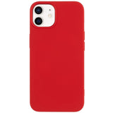 EIDERWOOD iPhone 12 Mini Fleksibelt Plast Bagside Cover - Rød