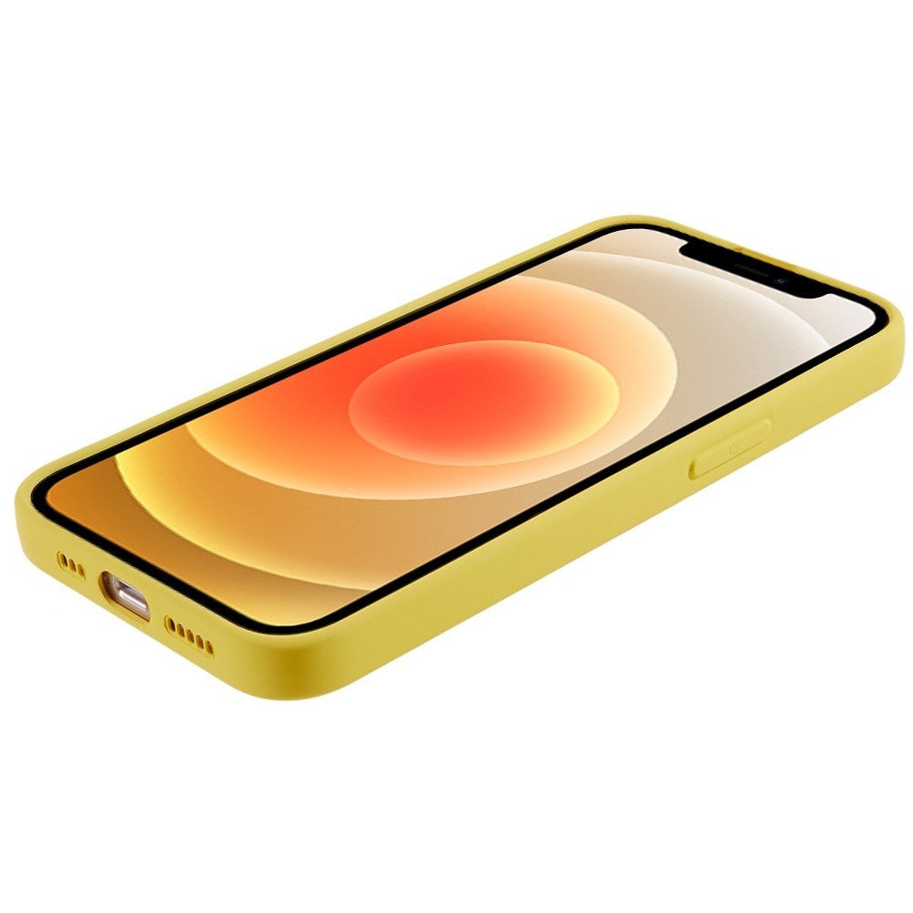 EIDERWOOD iPhone 12 Mini Fleksibelt Plast Bagside Cover - Gul