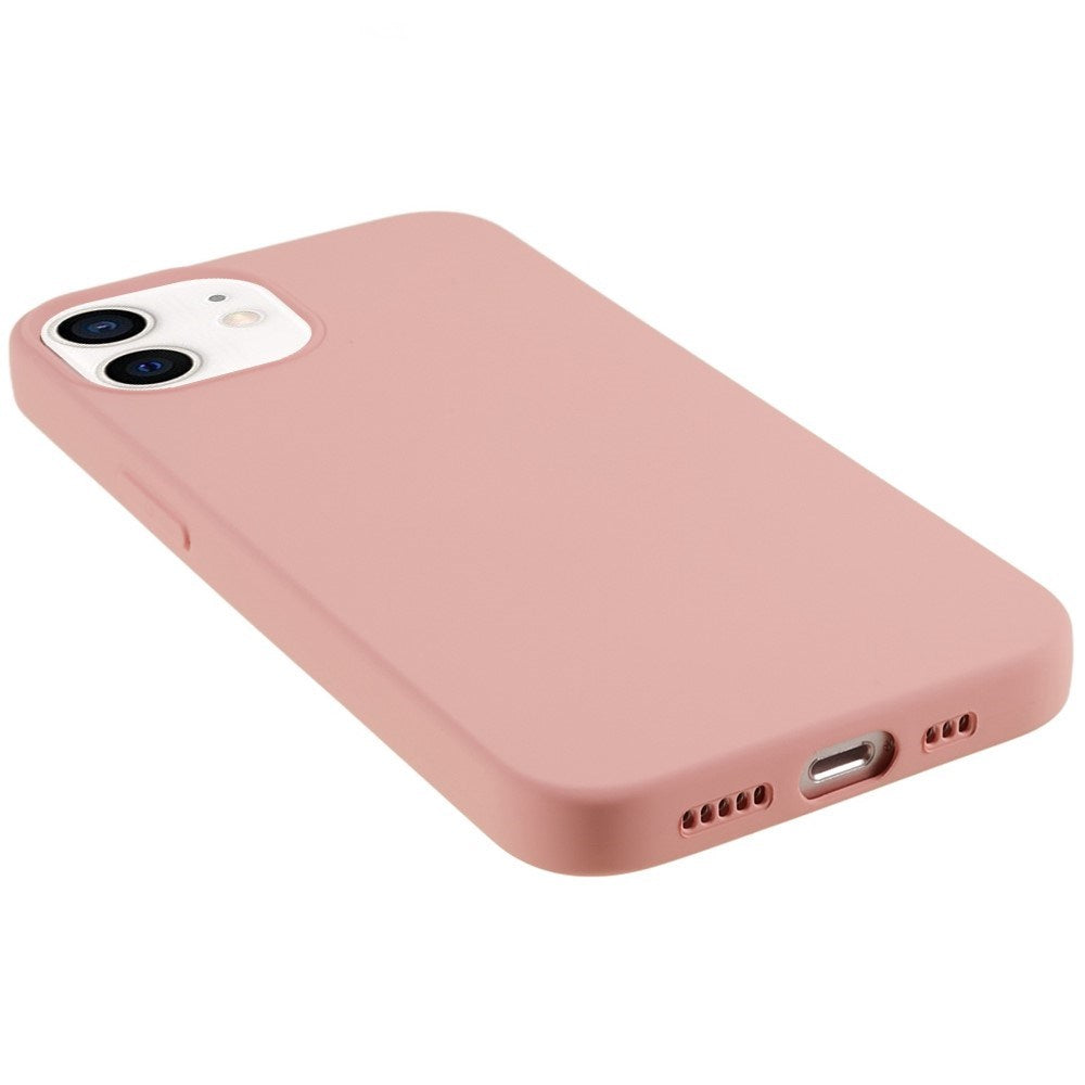 EIDERWOOD iPhone 12 Mini Fleksibelt Plast Bagside Cover - Lyserød