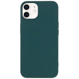 EIDERWOOD iPhone 12 Mini Fleksibelt Plast Bagside Cover - Mørkegrøn