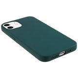 EIDERWOOD iPhone 12 Mini Fleksibelt Plast Bagside Cover - Mørkegrøn
