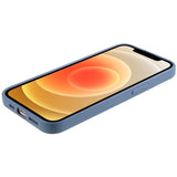 EIDERWOOD iPhone 12 Mini Fleksibelt Plast Bagside Cover - Lyseblå