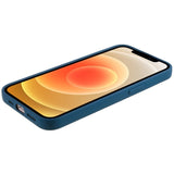 EIDERWOOD iPhone 12 Mini Fleksibelt Plast Bagside Cover - Mørkeblå