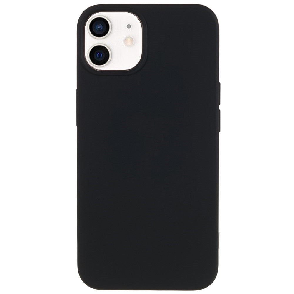 EIDERWOOD iPhone 12 Mini Fleksibelt Plast Bagside Cover - Sort