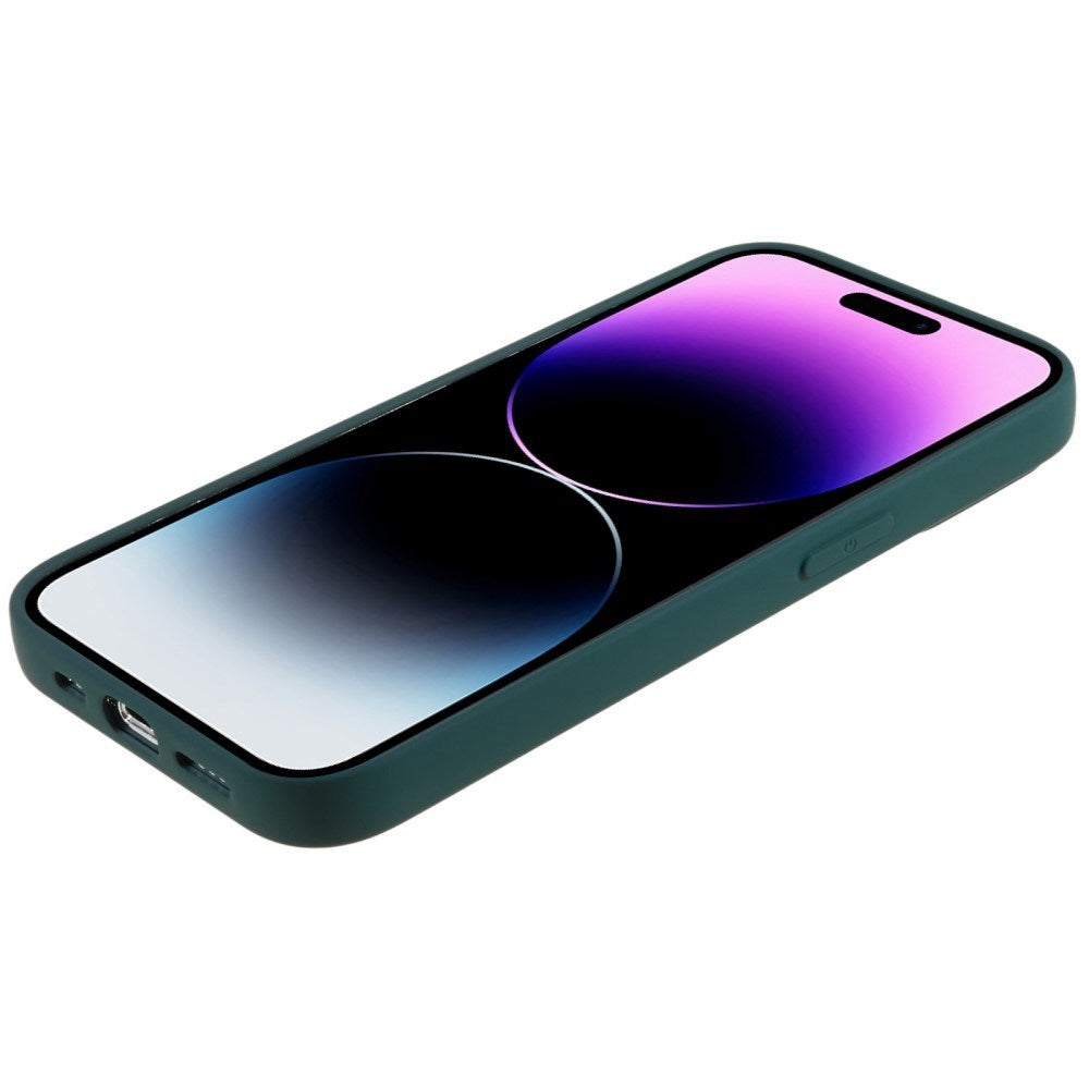 EIDERWOOD iPhone 14 Pro Max Fleksibelt Plast Bagside Cover - Mørkegrøn