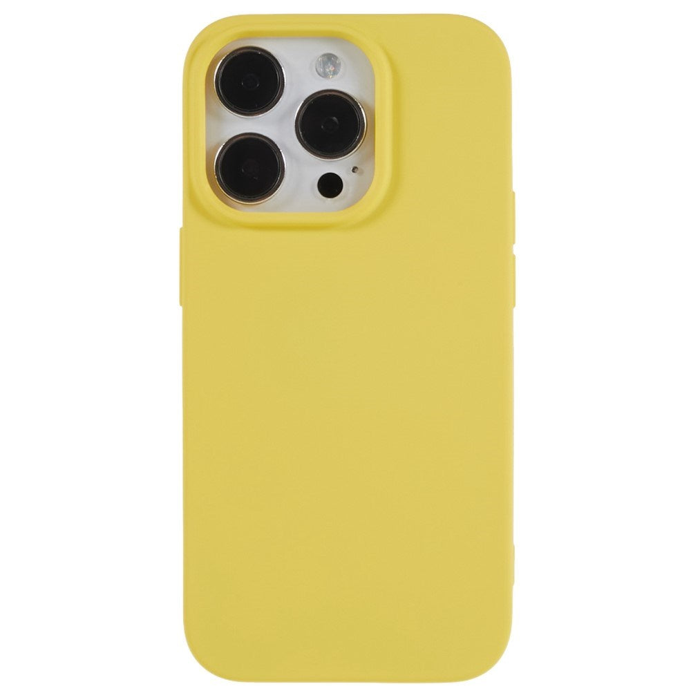 EIDERWOOD iPhone 14 Pro Max Fleksibelt Plast Bagside Cover - Gul