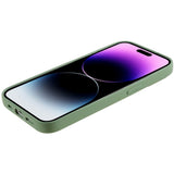 EIDERWOOD iPhone 14 Pro Max Fleksibelt Plast Bagside Cover - Lysegrøn