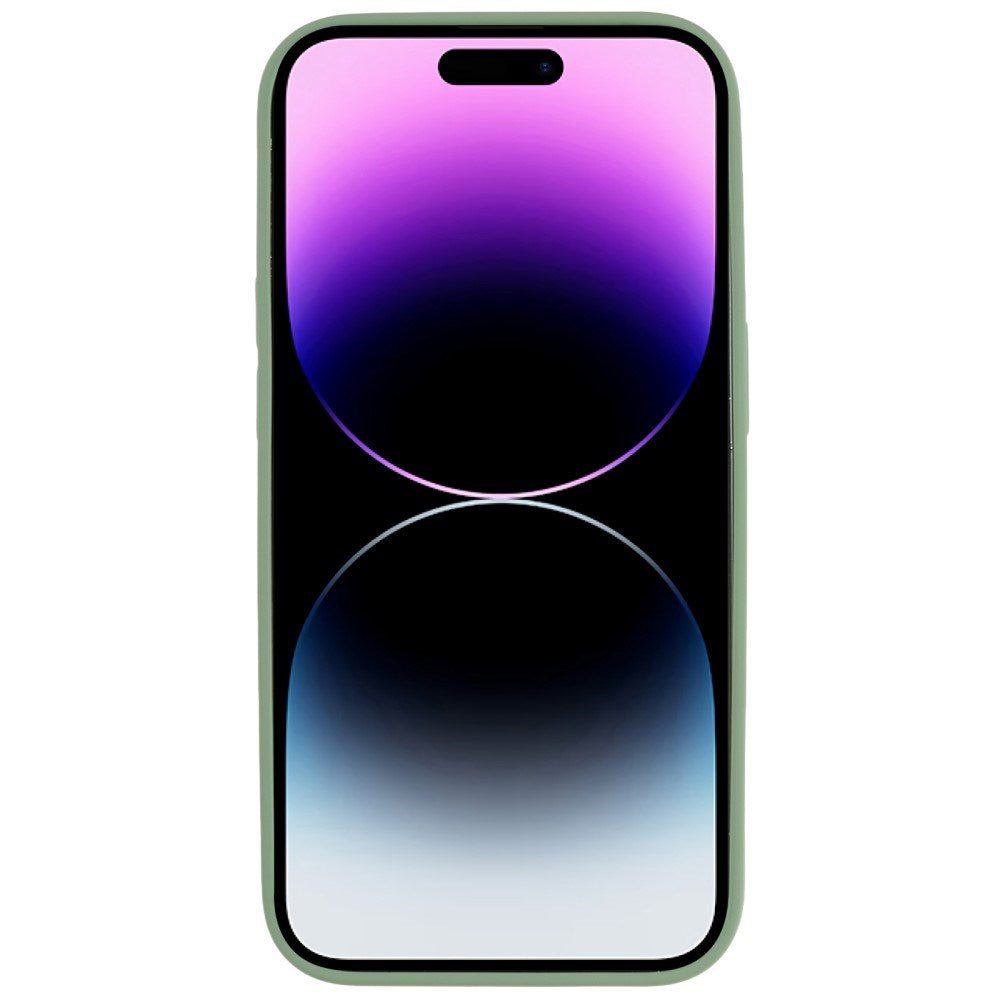 EIDERWOOD iPhone 14 Pro Max Fleksibelt Plast Bagside Cover - Lysegrøn