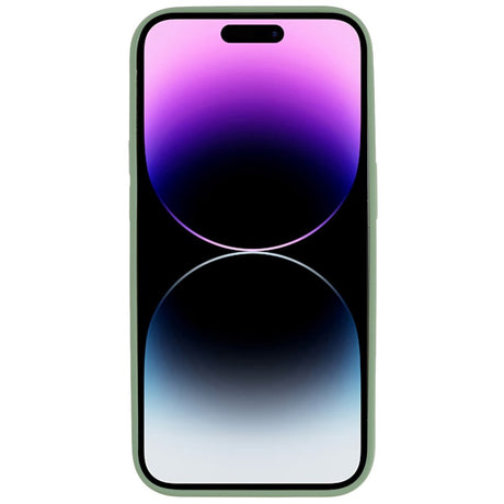 EIDERWOOD iPhone 14 Pro Max Fleksibelt Plast Bagside Cover - Lysegrøn