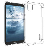 Nokia C2 2nd Edition Enkay Anti-Slip Shockproof Bagside Cover - Gennemsigtig