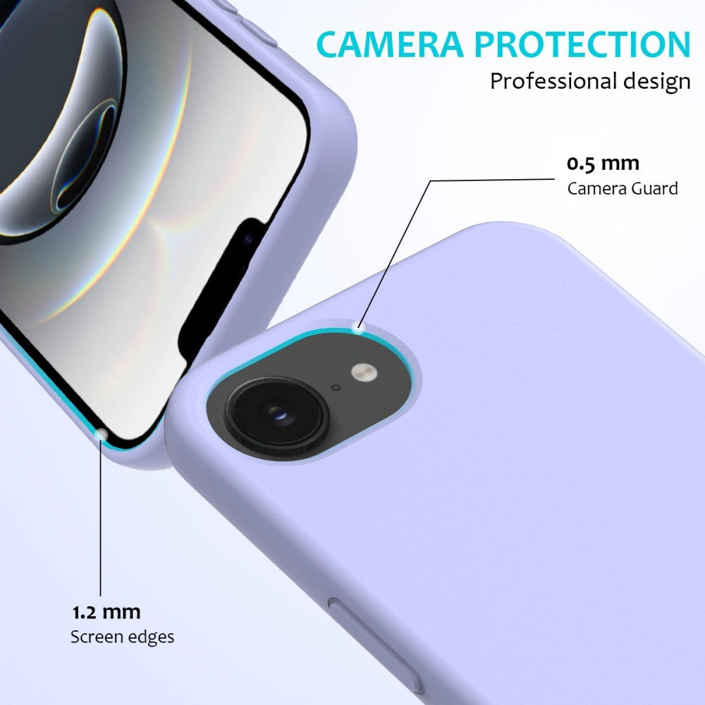 EIDERWOOD iPhone 16e Silikone Cover - Foret Inderside - Lavendel