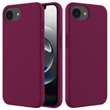 EIDERWOOD iPhone 17e / 16e Silikone Cover - Foret Inderside - Vinrød