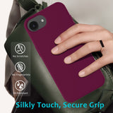 EIDERWOOD iPhone 17e / 16e Silikone Cover - Foret Inderside - Vinrød