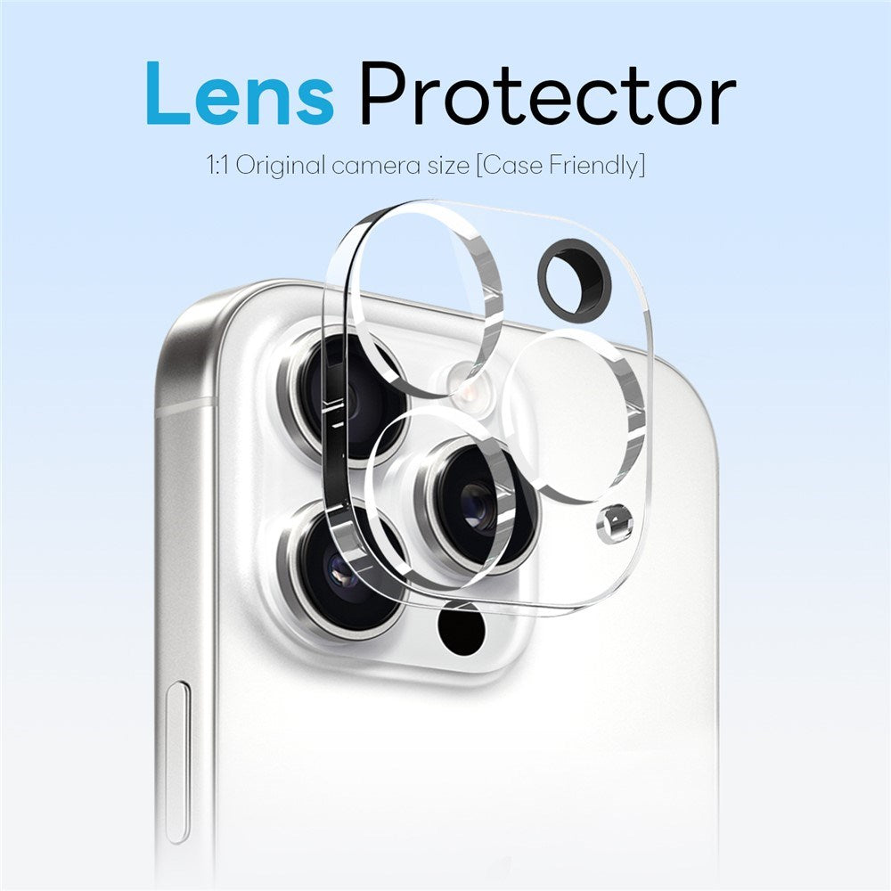 iPhone 16 Pro Max NORTHJO 360° Beskyttelsessæt - Kameralinseglas - Skærmbeskyttelsesglas - Hybrid Mobil Cover - MagSafe Kompatibel - Gennemsigtig