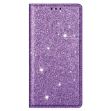 EIDERWOOD Samsung Galaxy S25 Edge Kunstlæder Flip Cover m. Pung - Glimmer - Lilla