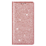 EIDERWOOD Samsung Galaxy S25 Edge Kunstlæder Flip Cover m. Pung - Glimmer - Rose Gold