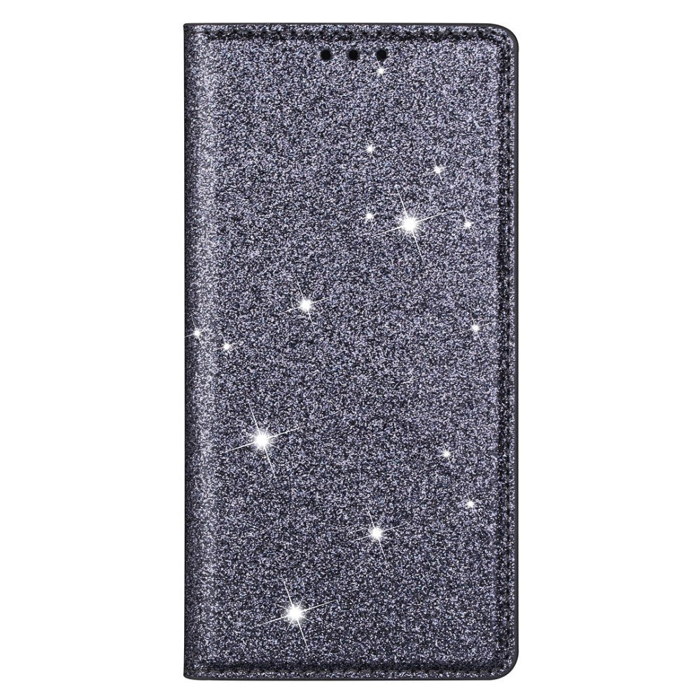 EIDERWOOD Samsung Galaxy S25 Edge Kunstlæder Flip Cover m. Pung - Glimmer - Grå
