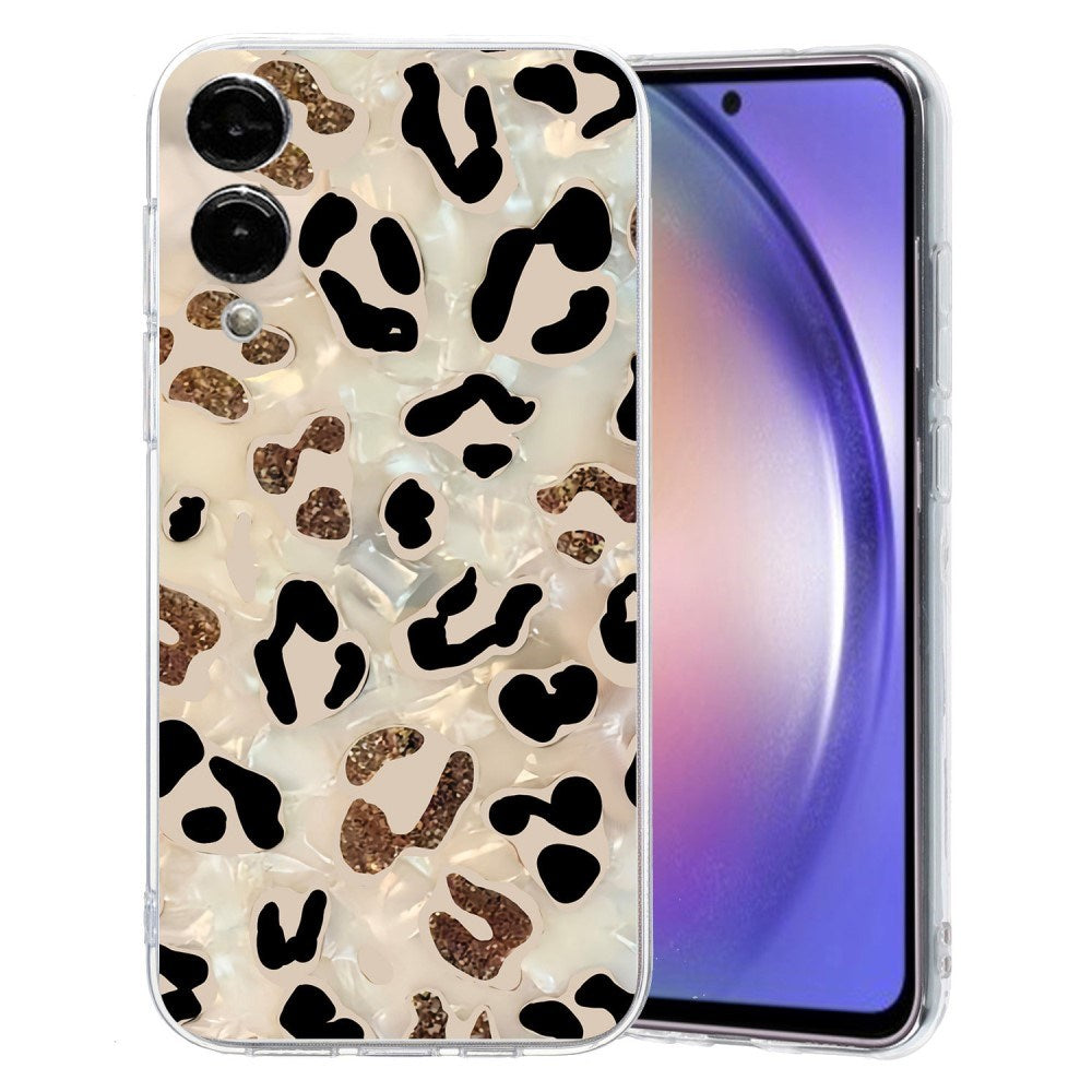 EIDERWOOD Samsung Galaxy S25 Edge Fleksibel Plastik Bagside Cover m. Motiv - Gennemsigtig / Leopard
