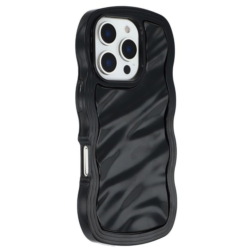iPhone 16 Pro Max EIDERWOOD Hybrid Plast Wavy Bagside Cover - Sort