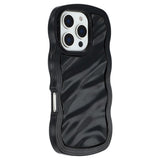 iPhone 16 Pro Max EIDERWOOD Hybrid Plast Wavy Bagside Cover - Sort