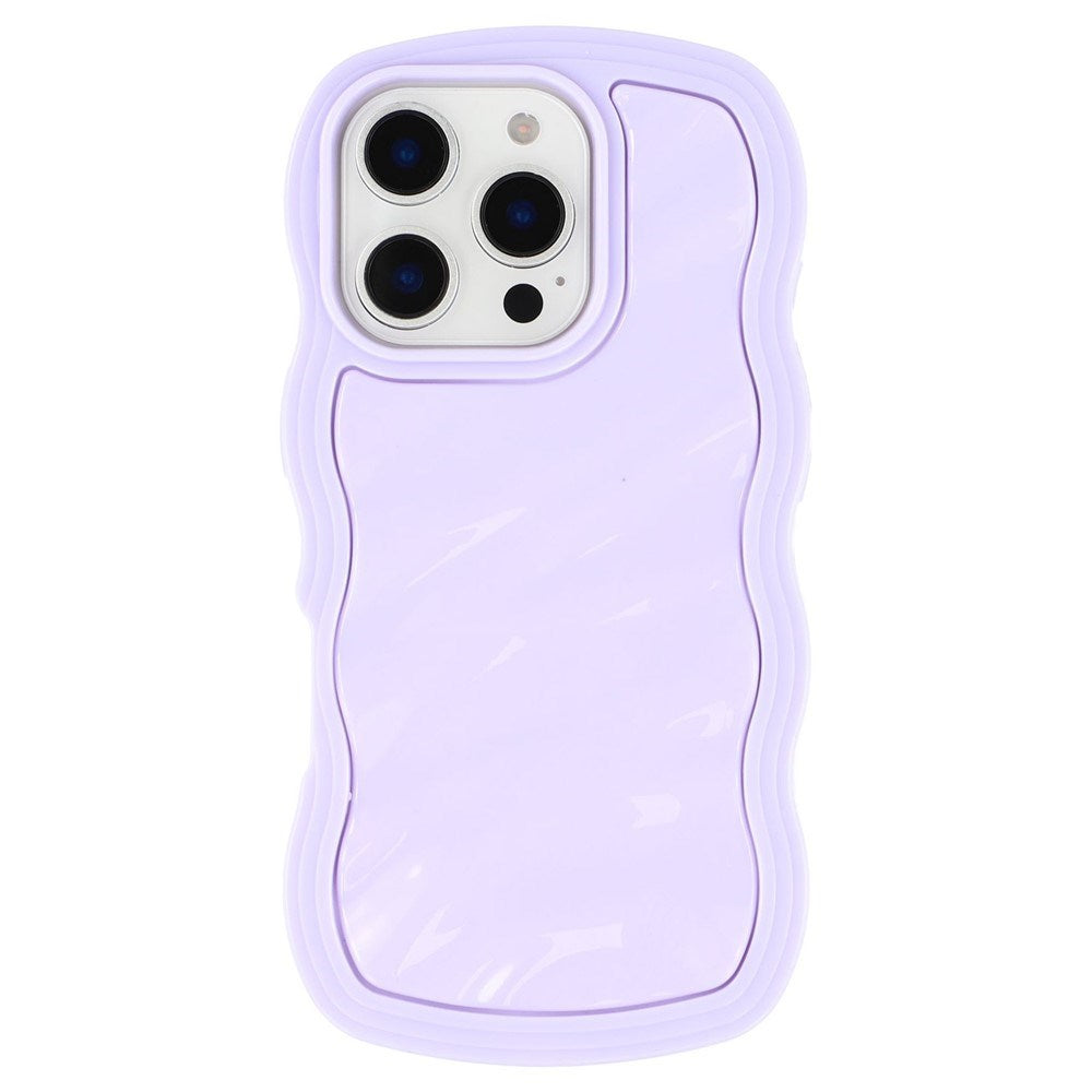 iPhone 16 Pro Max EIDERWOOD Hybrid Plast Wavy Bagside Cover - Lilla