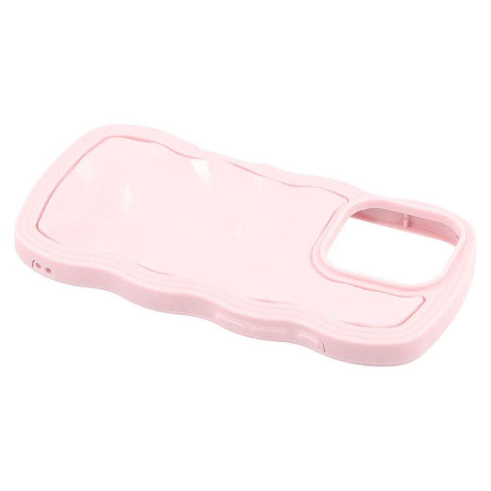 iPhone 16 Pro Max EIDERWOOD Hybrid Plast Wavy Bagside Cover - Lyserød