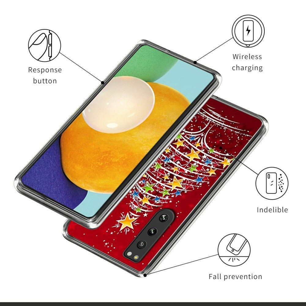 Sony Xperia 5 IV TPU Plast Julecover - Juletræ