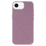 EIDERWOOD iPhone 17e / 16e Fleksibelt Plastik Bagside Cover m. Glimmer - Lyserød