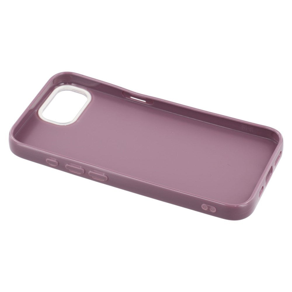 EIDERWOOD iPhone 17e / 16e Fleksibelt Plastik Bagside Cover m. Glimmer - Lyserød
