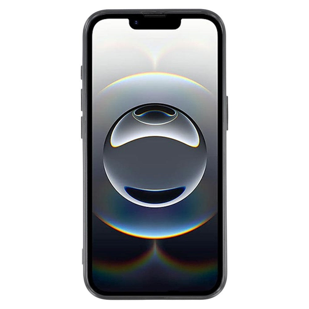 EIDERWOOD IPhone 16e Fleksibelt Plastik Bagside Cover m. Glimmer - Sort