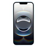 EIDERWOOD IPhone 16e Fleksibelt Plastik Bagside Cover m. Glimmer - Lyseblå