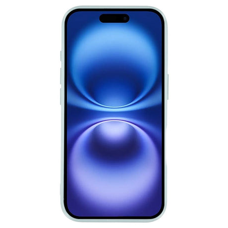 EIDERWOOD IPhone 16 Fleksibelt Plastik Bagside Cover m. Glimmer - Lysegrøn