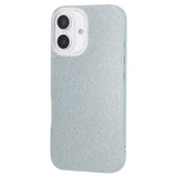 EIDERWOOD IPhone 16 Fleksibelt Plastik Bagside Cover m. Glimmer - Lysegrøn