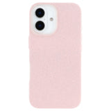 EIDERWOOD IPhone 16 Fleksibelt Plastik Bagside Cover m. Glimmer - Lyserød