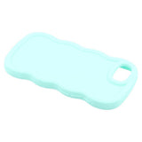 EIDERWOOD iPhone 17e / 16e Fleksibelt Plastik Wavy Mobil Cover - Blå