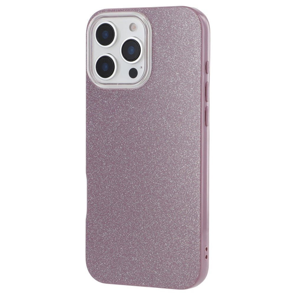 EIDERWOOD IPhone 16 Pro Fleksibelt Plastik Bagside Cover m. Glimmer - Lilla