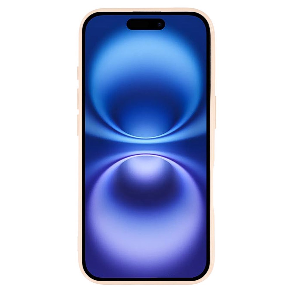 EIDERWOOD IPhone 16 Pro Fleksibelt Plastik Bagside Cover m. Glimmer - Beige