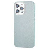 EIDERWOOD IPhone 16 Pro Fleksibelt Plastik Bagside Cover m. Glimmer - Lysegrøn