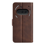 EIDERWOOD Nothing Phone (3a) Kunstlæder Flip Case m. Indbygget Pung & Ståfunktion - Brun