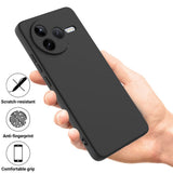 Xiaomi Poco F7 Pro EIDERWOOD Silikone Bagside Cover m. Strop - Sort