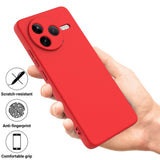 Xiaomi Poco F7 Pro EIDERWOOD Silikone Bagside Cover m. Strop - Rød
