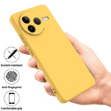 Xiaomi Poco F7 Pro EIDERWOOD Silikone Bagside Cover m. Strop - Gul