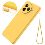 Xiaomi Poco F7 Pro EIDERWOOD Silikone Bagside Cover m. Strop - Gul