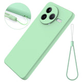 Xiaomi Poco F7 Pro EIDERWOOD Silikone Bagside Cover m. Strop - Grøn