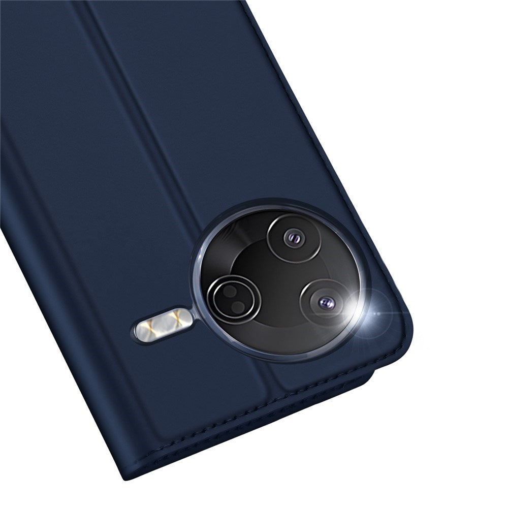 Xiaomi Poco F7 Pro EIDERWOOD Kunstlæder Flip Cover m. Kortholder - Blå