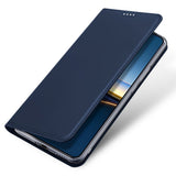 Xiaomi Poco F7 Pro EIDERWOOD Kunstlæder Flip Cover m. Kortholder - Blå