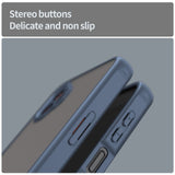 EIDERWOOD Samsung Galaxy Xcover 7 Pro Hybrid Plastik Bagside Cover m. Mat Bagside - Gennemsigtig / Blå