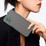 EIDERWOOD Samsung Galaxy Xcover 7 Pro Hybrid Plastik Bagside Cover m. Mat Bagside - Gennemsigtig / Grøn