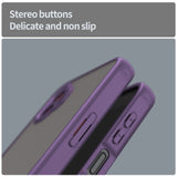 EIDERWOOD Samsung Galaxy Xcover 7 Pro Hybrid Plastik Bagside Cover m. Mat Bagside - Gennemsigtig / Lilla