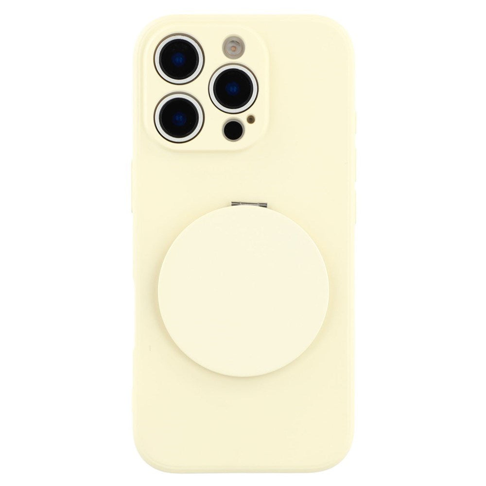 EIDERWOOD iPhone 16 Pro Hybrid Bagside Cover inkl. Kickstand m. Spejl - Hvid